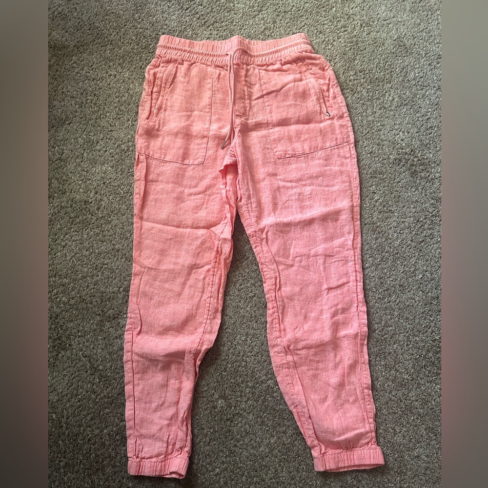 Athleta Pink Track Pants